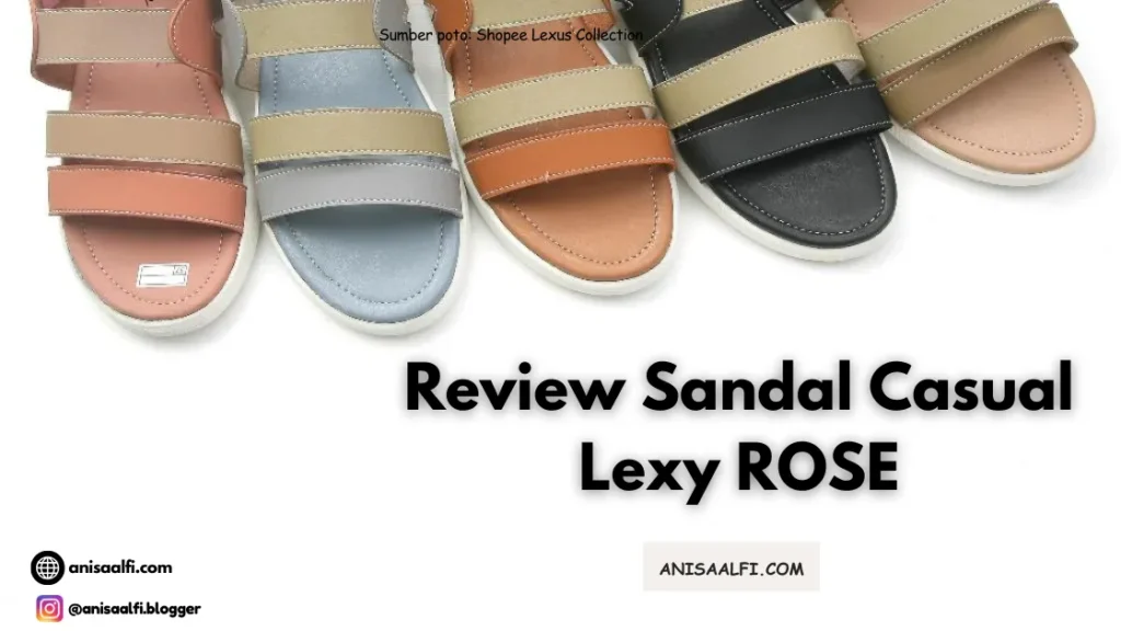 rekomendasi sandal wanita casual yang nyaman dipakai