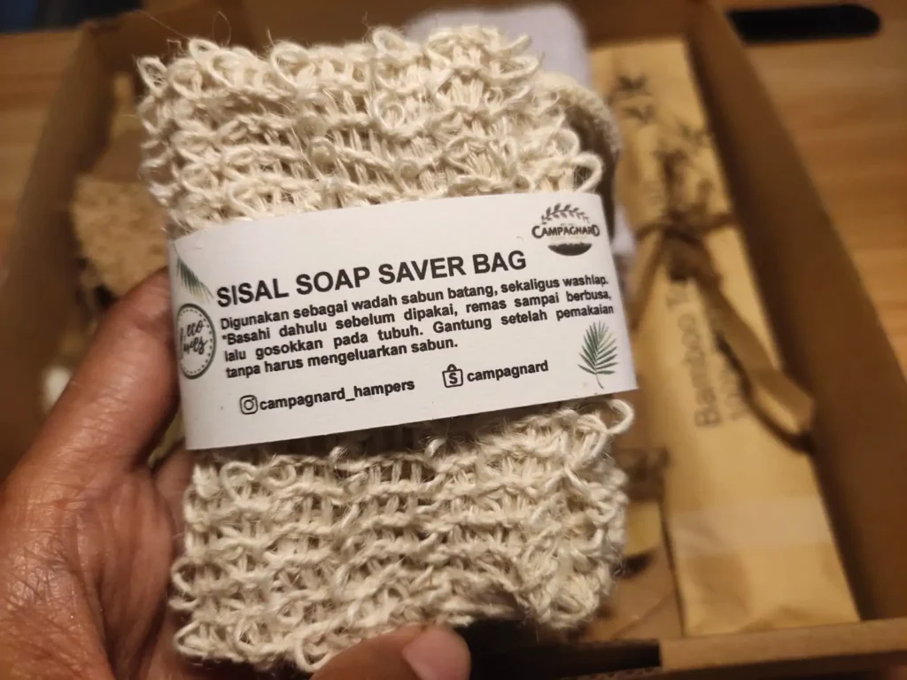 sisal soap saver bag