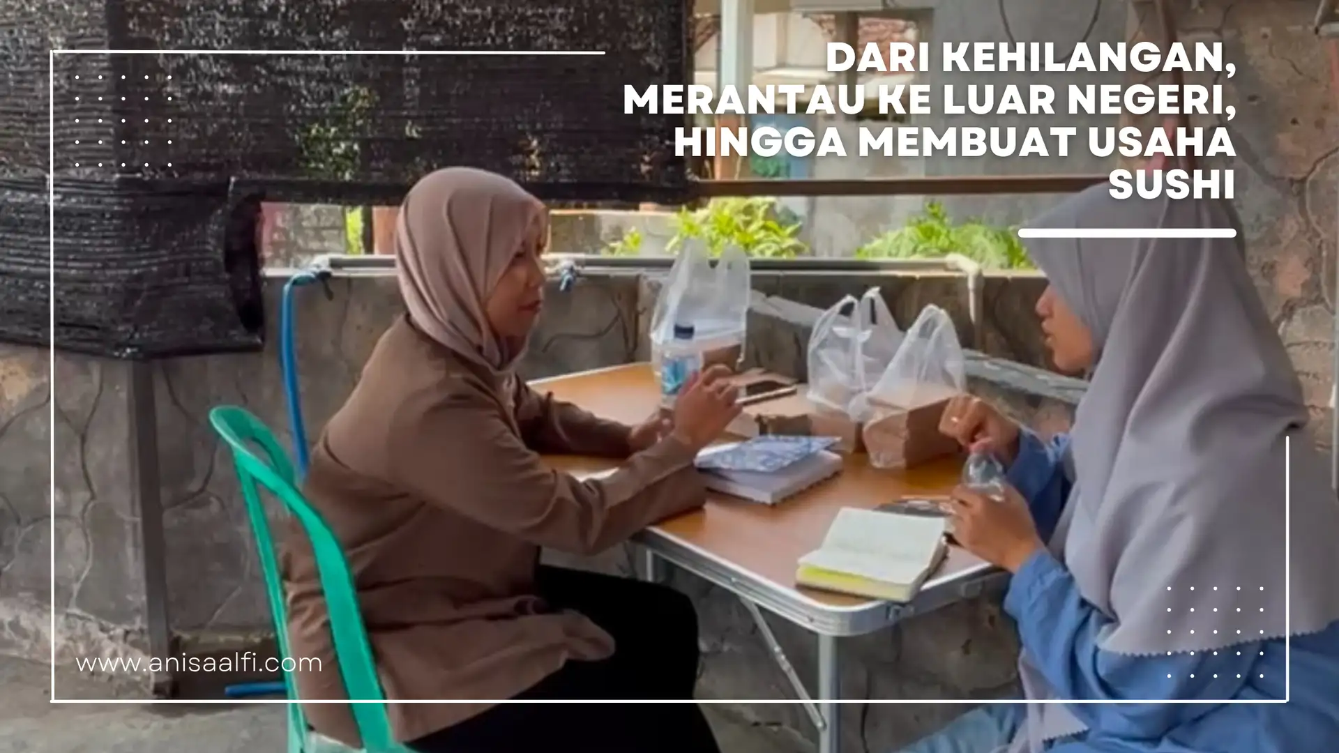 Dari kehilangan, merantau ke luar negeri, hingga membuat usaha sushi