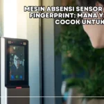 memilih finger print atau face recognition